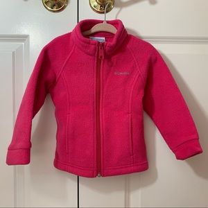 Columbia toddler girl fleece jacket